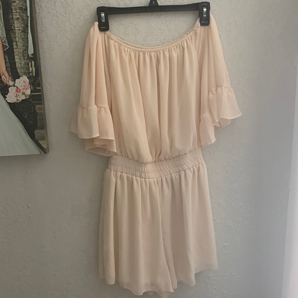 Off-shoulder romper - Picture 1 of 2